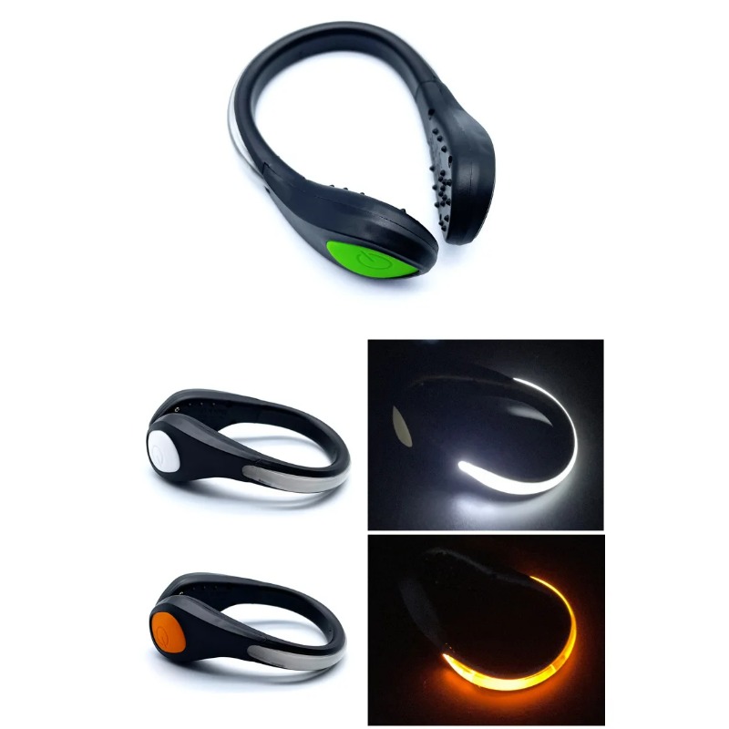 Cycling Shoe Covers - Lampu Klip Sepatu Bercahaya Baru LED