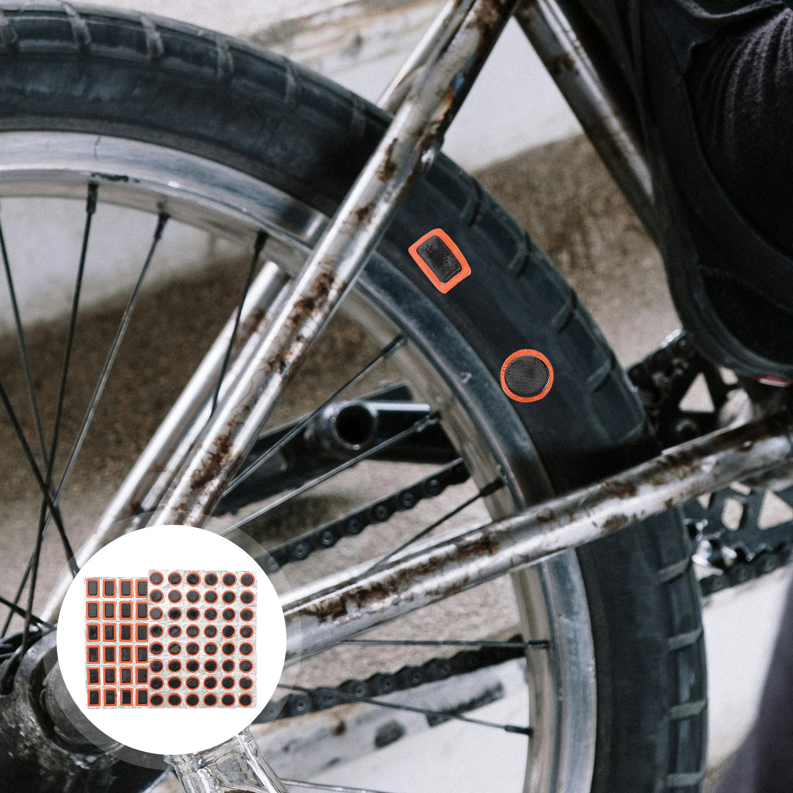 Bike Tube Repair Kit - 2 Lembar Kit Perbaikan Ban Sepeda