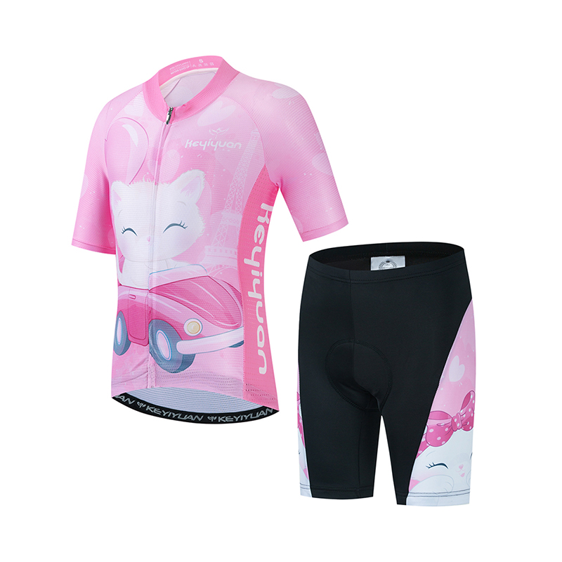 Cycling Protective Gear Kids - KEYIYUAN Setelan Jersey Bersepeda Balap Anak