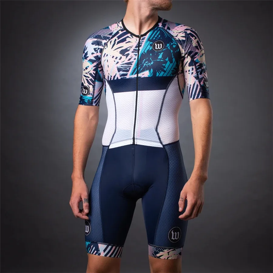 Triathlon Cycling Kit - Wattie Ink baju bersepeda pria, Kit