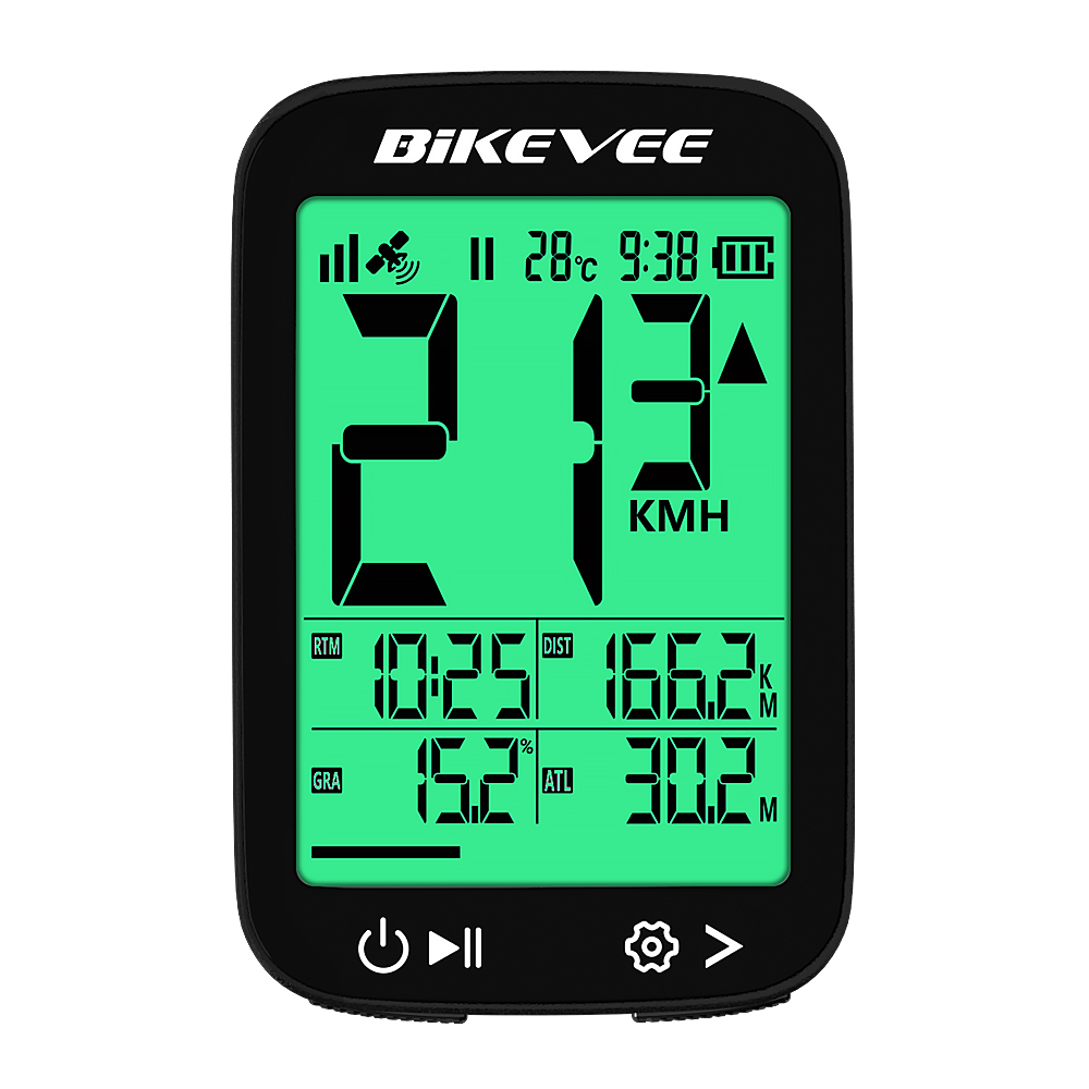Cycling Gear Rack - Komputer Sepeda Tahan Air Nirkabel GPS