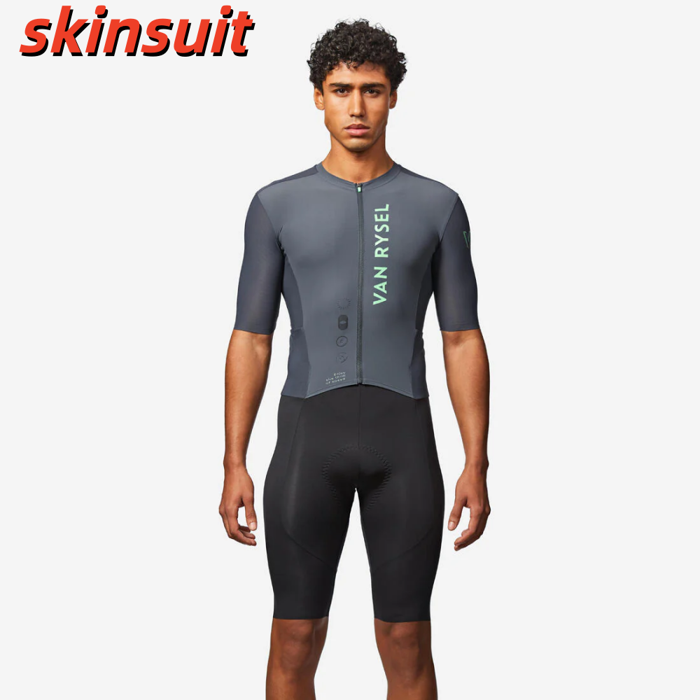 Triathlon Cycling Kit - Setelan Triathlon Bersepeda Pria Lengan Pendek