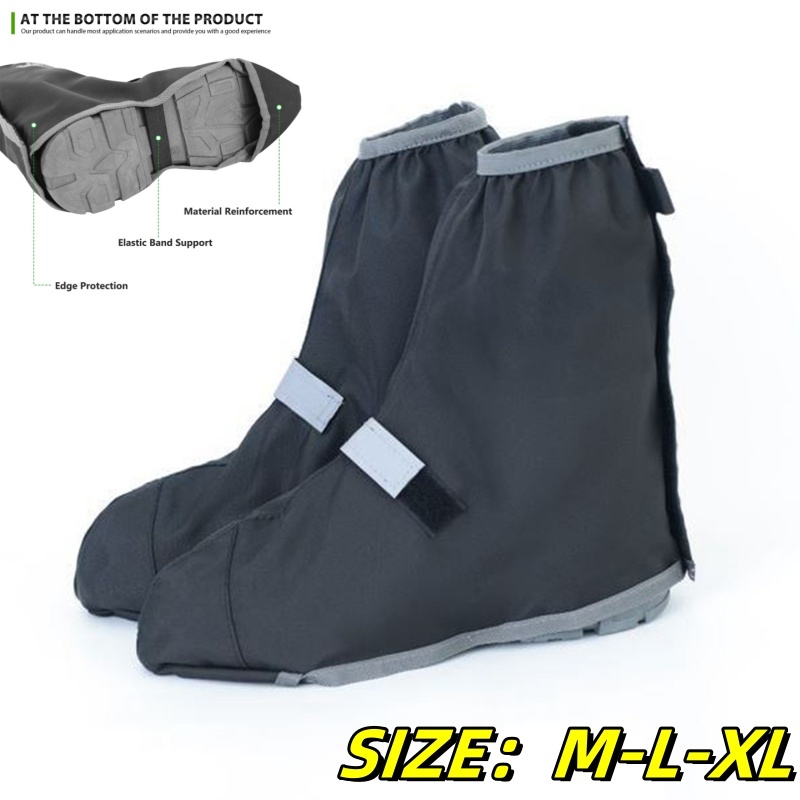 Cycling Shoe Covers - Penutup Sepatu Anti Air Oxford Tahan