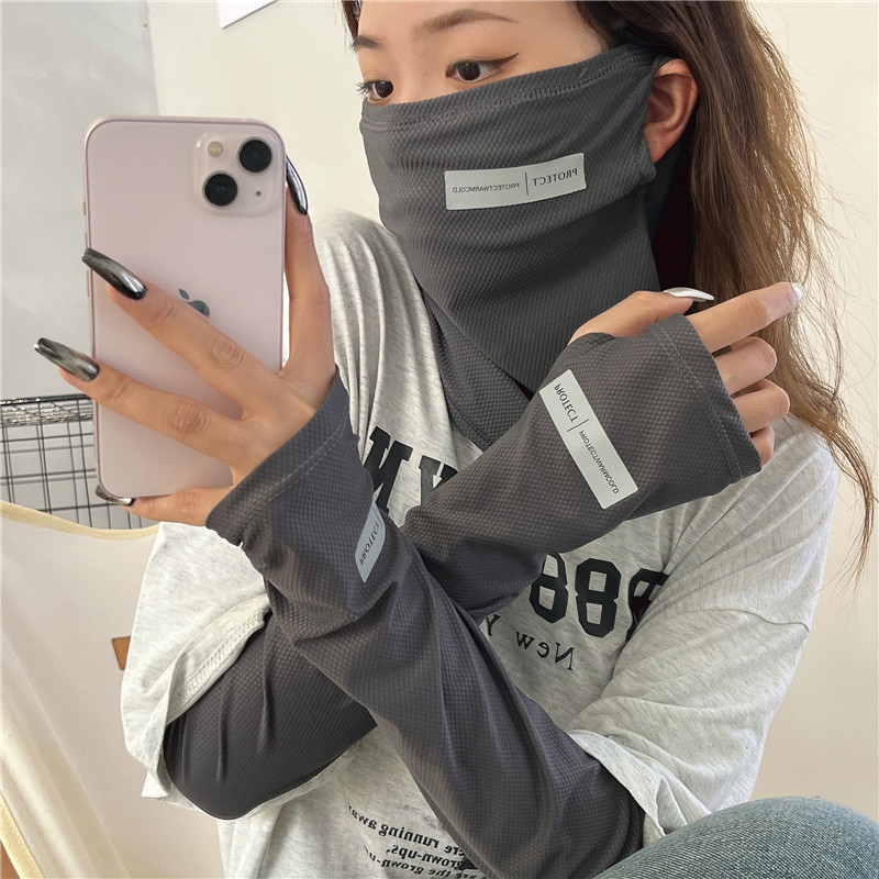 Cycling Face Mask - Sarung tangan pelindung UV matahari, 2