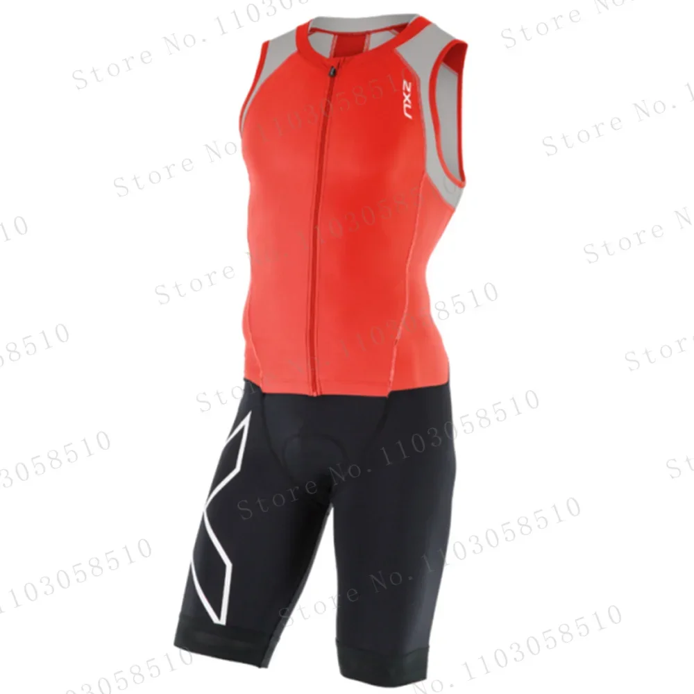 Triathlon Cycling Kit - Zxu Trisuit Triathlon Pria Pakaian Triathlon