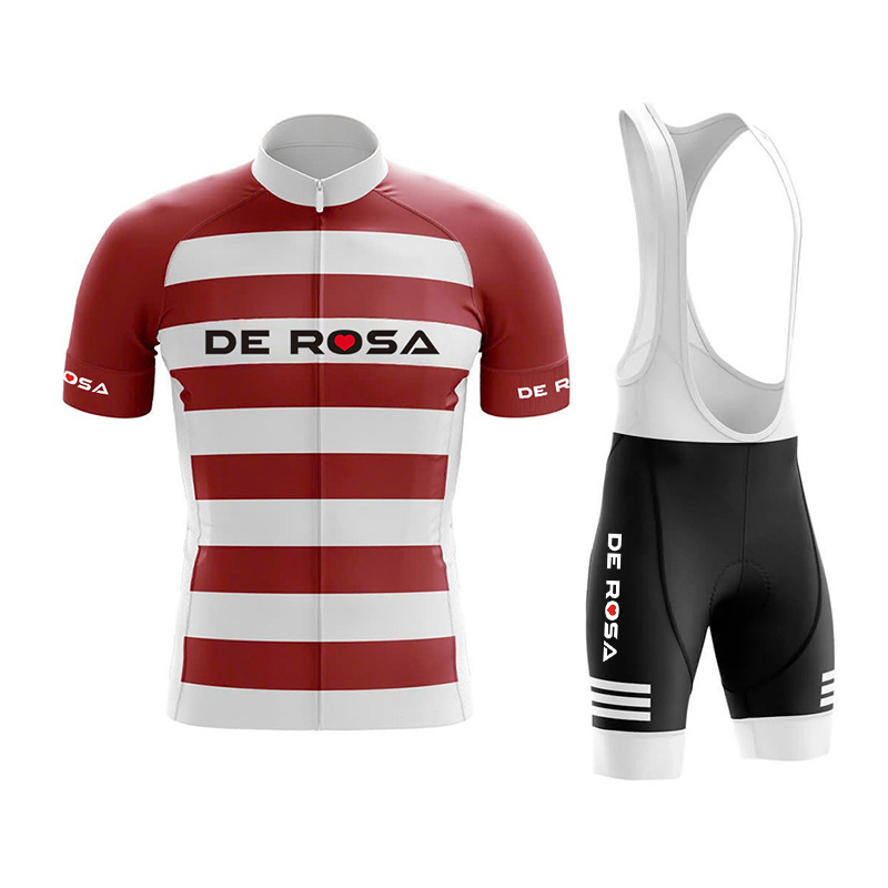 Cycling Gear For Sale - Jersey Bersepeda De Rosa, Setelan Bersepeda