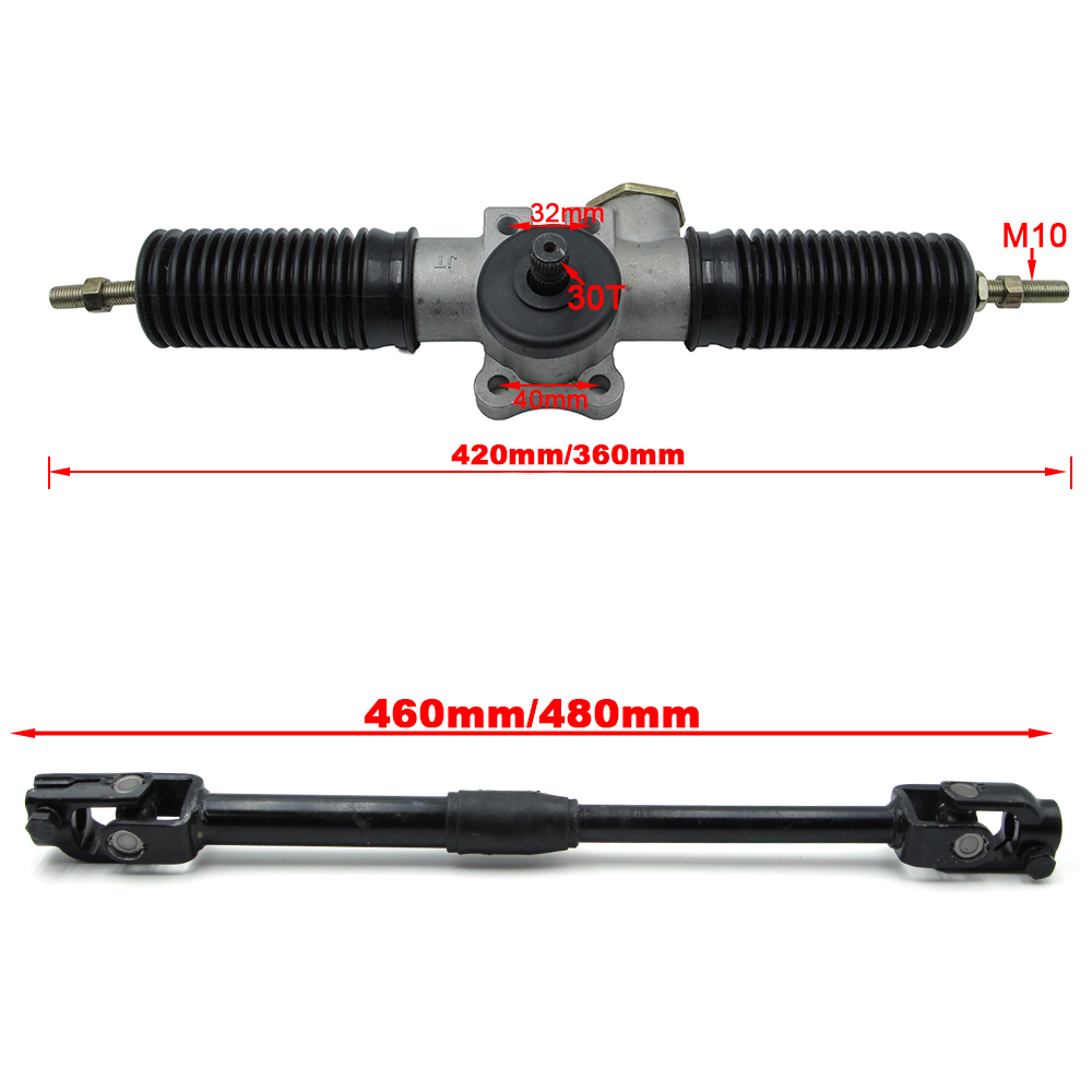 Rak dan Pinion Kemudi 420/360m - Cycling Gear Rack ulasan dan harga
