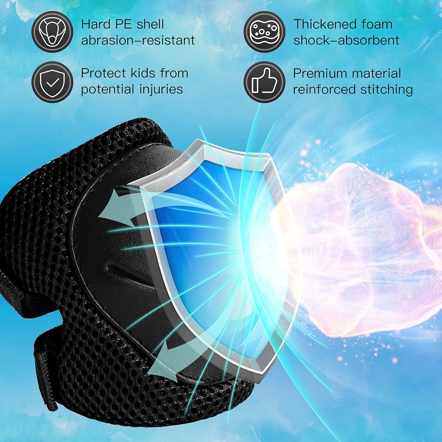 6 Buah Set Perlengkapan Pelind - Cycling Protective Gear Kids ulasan dan harga