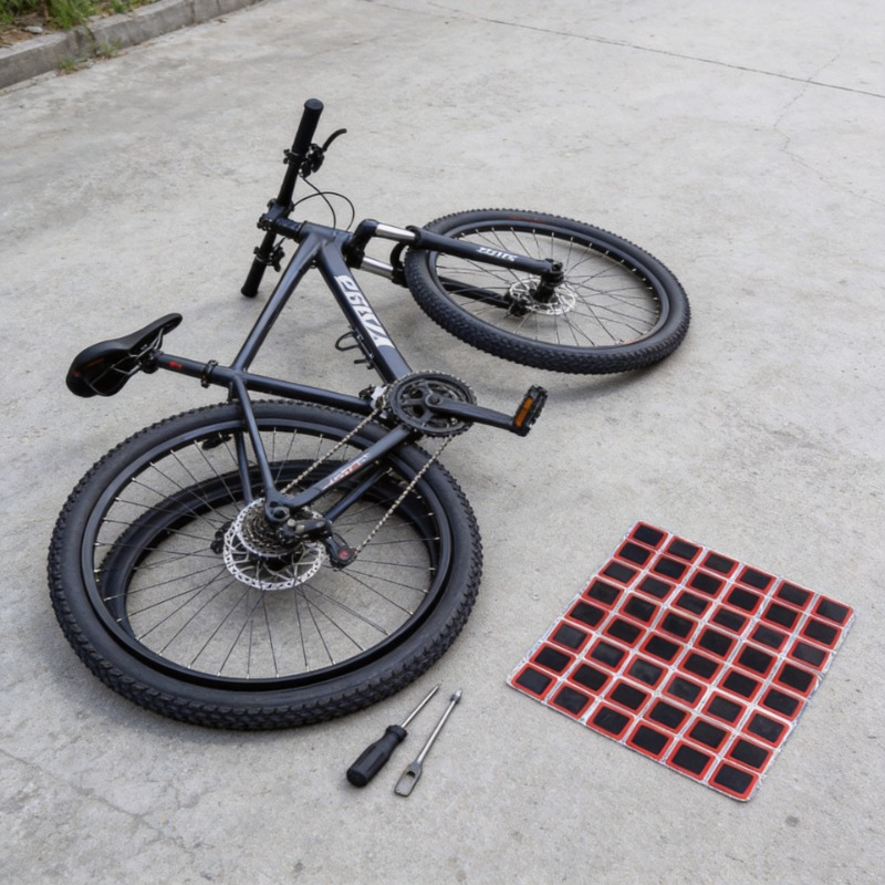 Tambalan Ban Sepeda Karet 25mm - Bike Tube Repair Kit ulasan dan harga