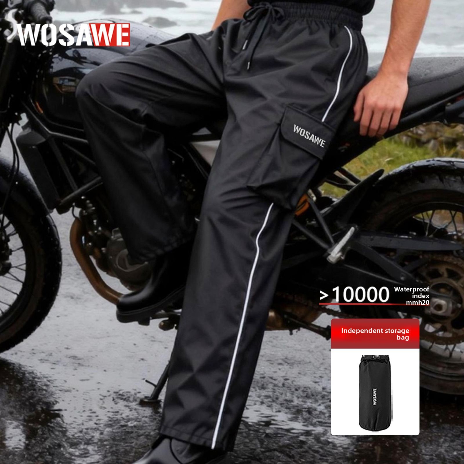 Celana Hujan WOSAWE untuk Hiki - Cycling Shoe Covers ulasan dan harga