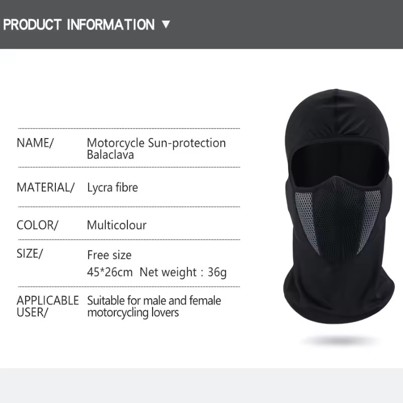 Penutup Kepala Sepeda Anti Ang - Cycling Face Mask ulasan dan harga
