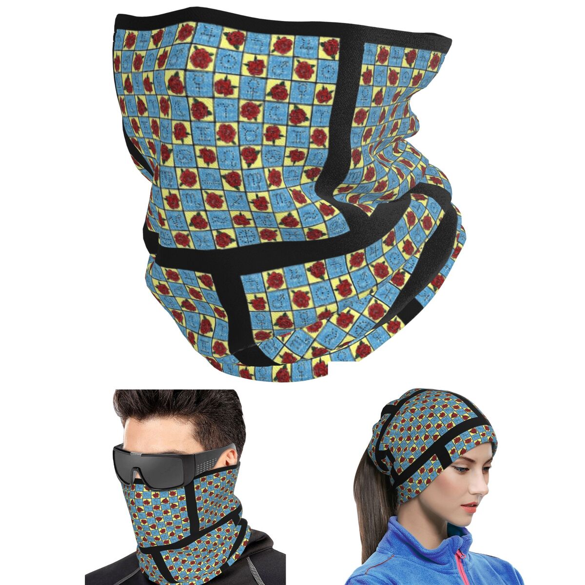 Selimut Tarot 9 Of Swords oleh - Cycling Face Mask ulasan dan harga