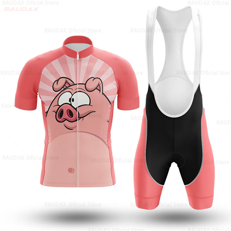 Set Jersey Bersepeda Kartun Ba - Cycling Gear For Sale ulasan dan harga