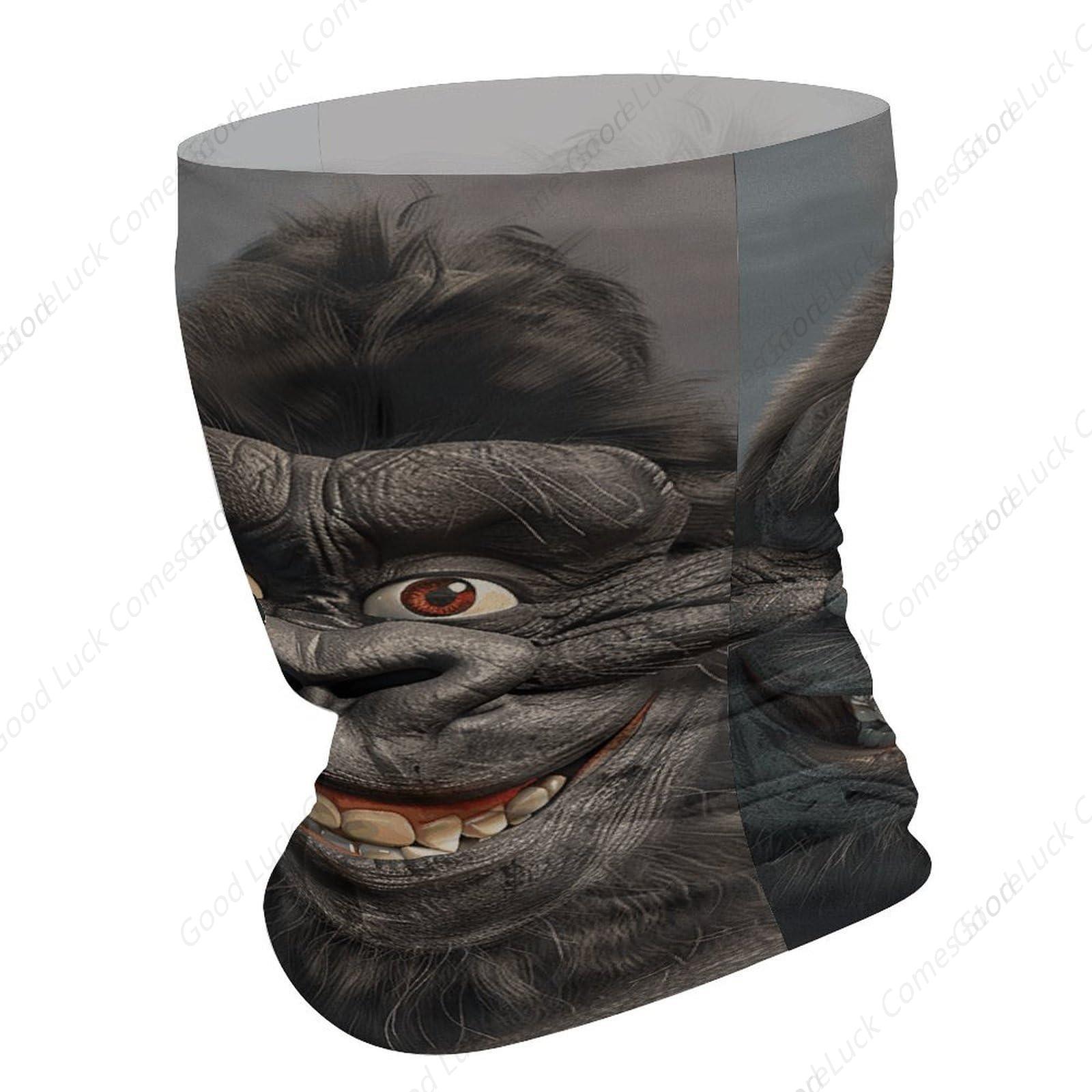 Bandana Foto Gorila Tersenyum, - Cycling Face Mask ulasan dan harga