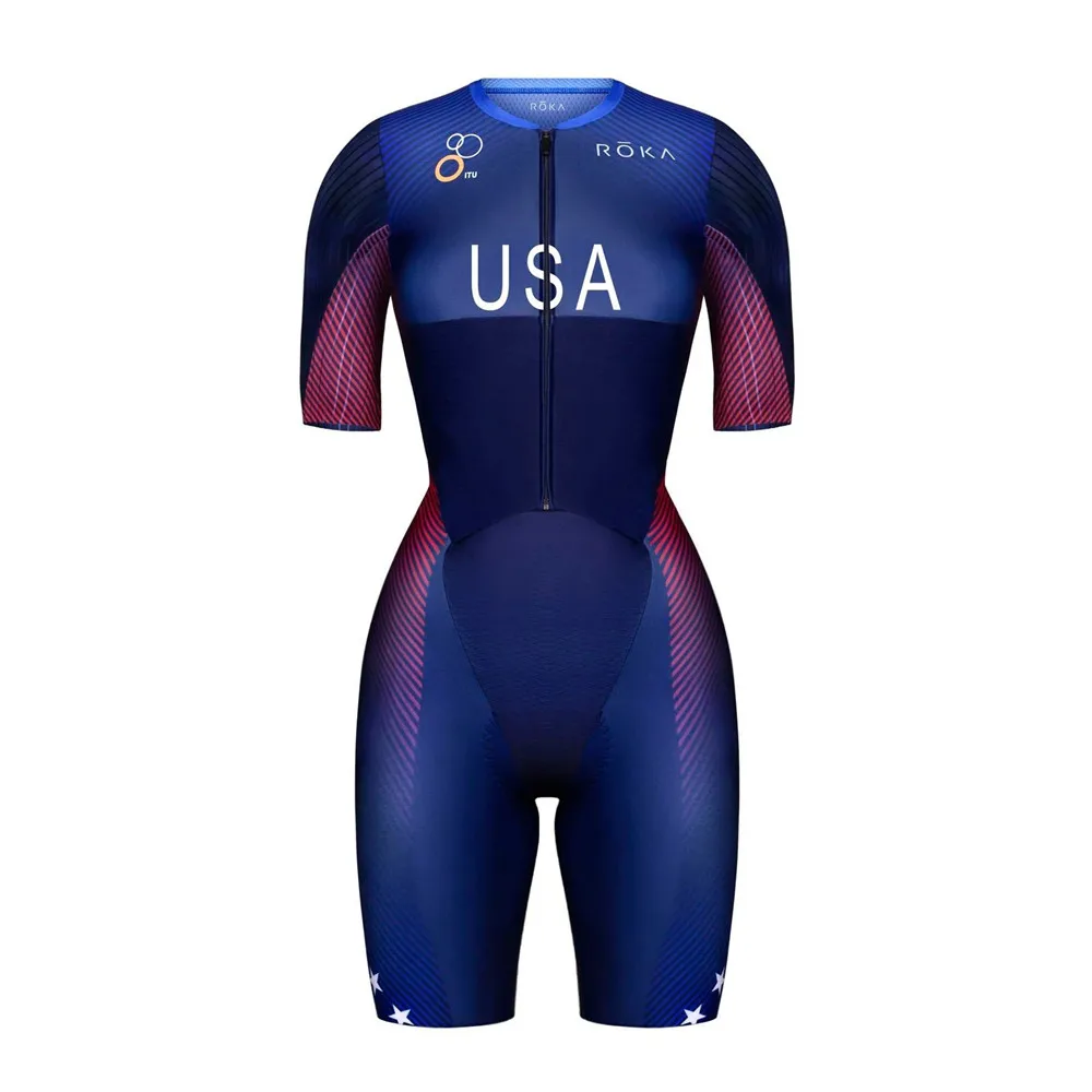 Roka baju renang lengan pendek - Triathlon Cycling Kit ulasan dan harga