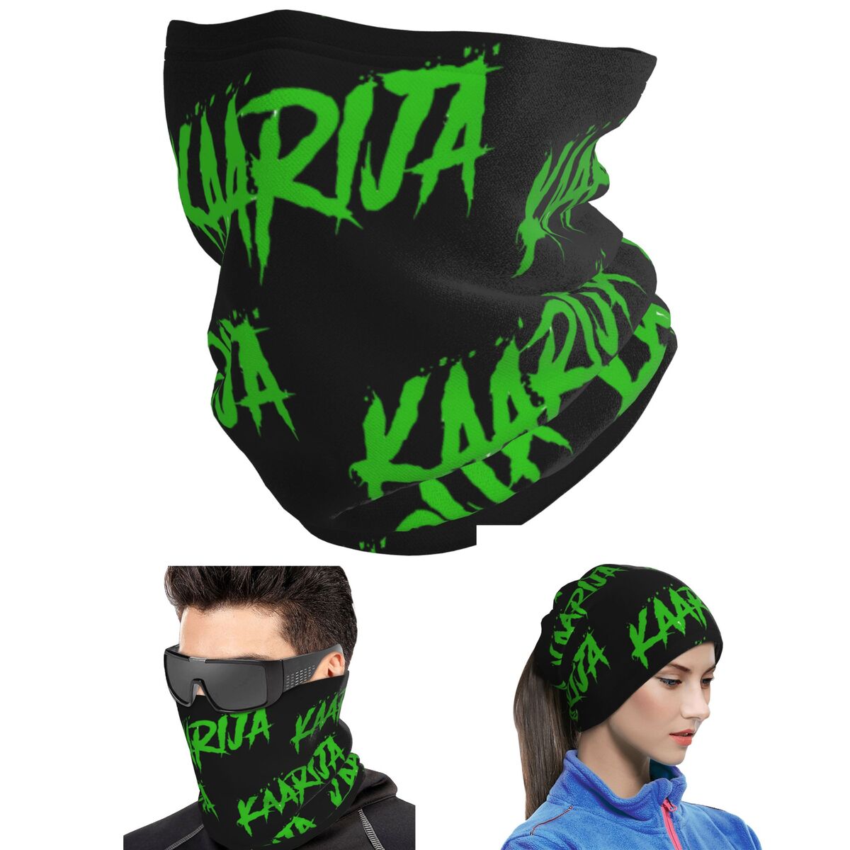 Kaarija Logo Bandana Neck Gait - Cycling Face Mask ulasan dan harga