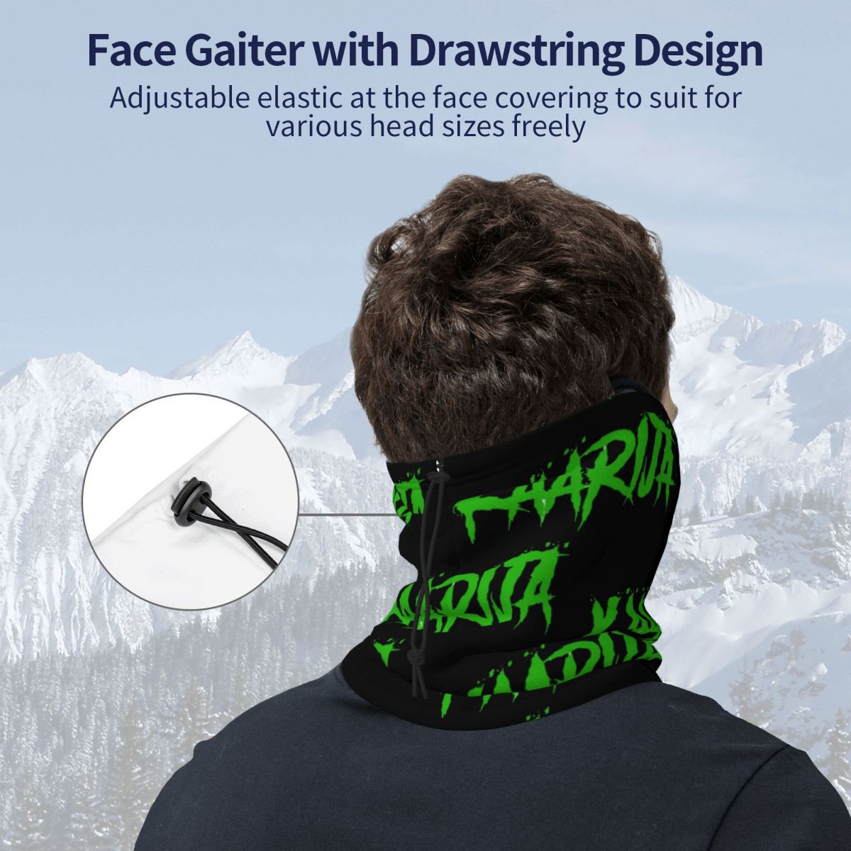 Kaarija Logo Bandana Neck Gait - Cycling Face Mask ulasan dan harga