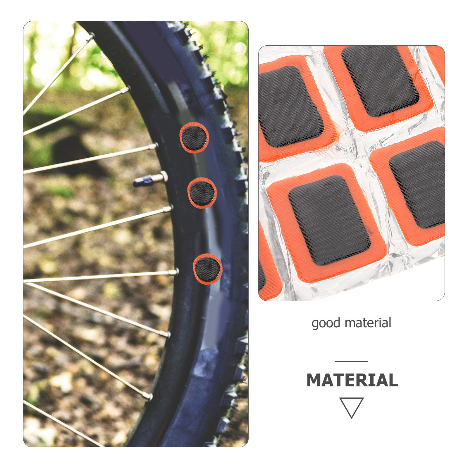 2 Lembar Kit Perbaikan Ban Sep - Bike Tube Repair Kit ulasan dan harga