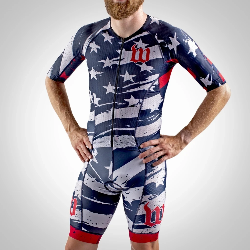 Wattie Ink baju bersepeda pria - Triathlon Cycling Kit ulasan dan harga