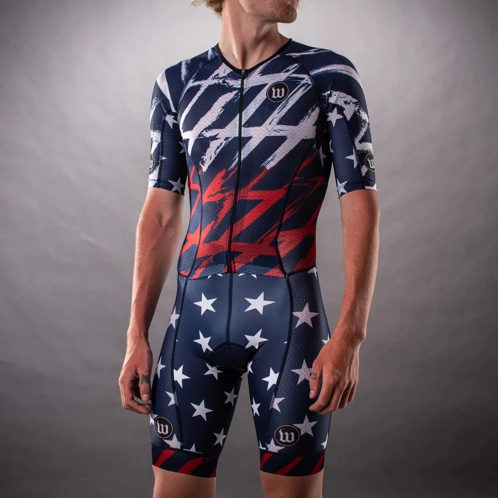 Wattie Ink baju bersepeda pria - Triathlon Cycling Kit ulasan dan harga