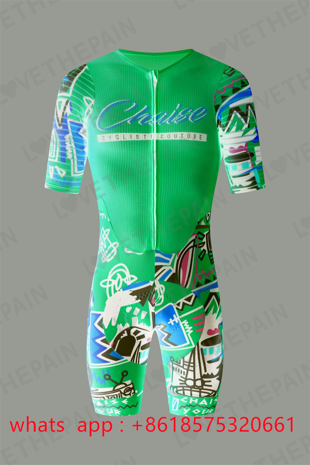 Chaise Cycliste Couture pakaia - Triathlon Cycling Kit ulasan dan harga
