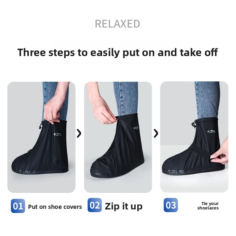 Sarung Sepatu PVC Tebal Seting - Cycling Shoe Covers ulasan dan harga