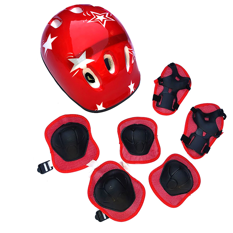 7Pcs Perlengkapan Pelindung Be - Cycling Protective Gear Kids ulasan dan harga
